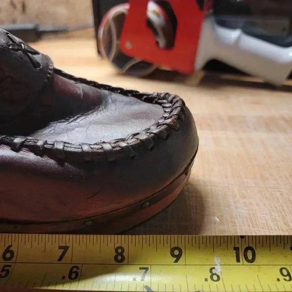 Vintage 70s Wooden Platform Clog Sandals - 6 - Picture 13 of 13